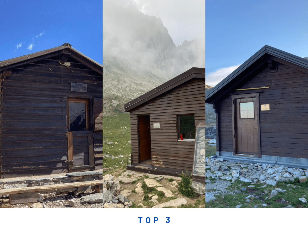 top 3 bivacchi valle maira