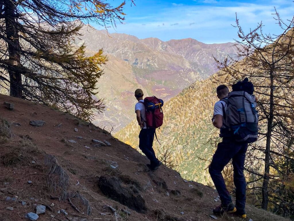 Verso il bivacco salvasera
